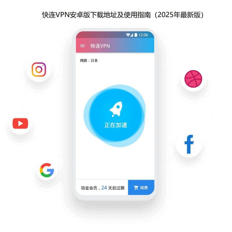 快连VPN安卓版下载地址及使用指南(2025年最新版)