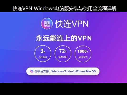 快连vpn windows版